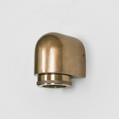 Sea Rock Outdoor Wall Light Antique Brass