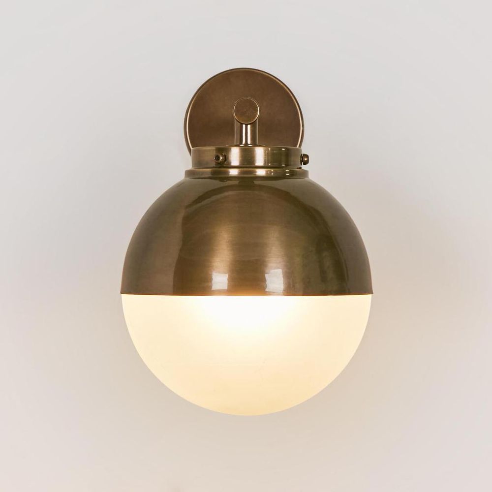Carrington Outdoor Wall Light Antique Brass