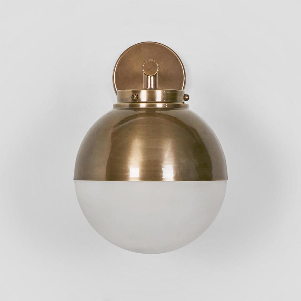 Carrington Outdoor Wall Light Antique Brass
