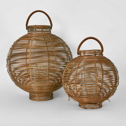 Eva Rattan Lantern Small