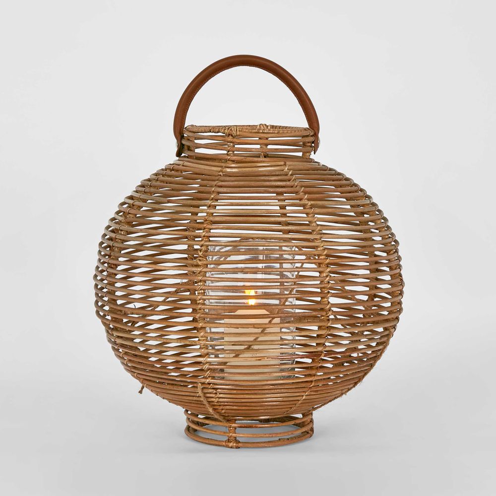 Eva Rattan Lantern Small