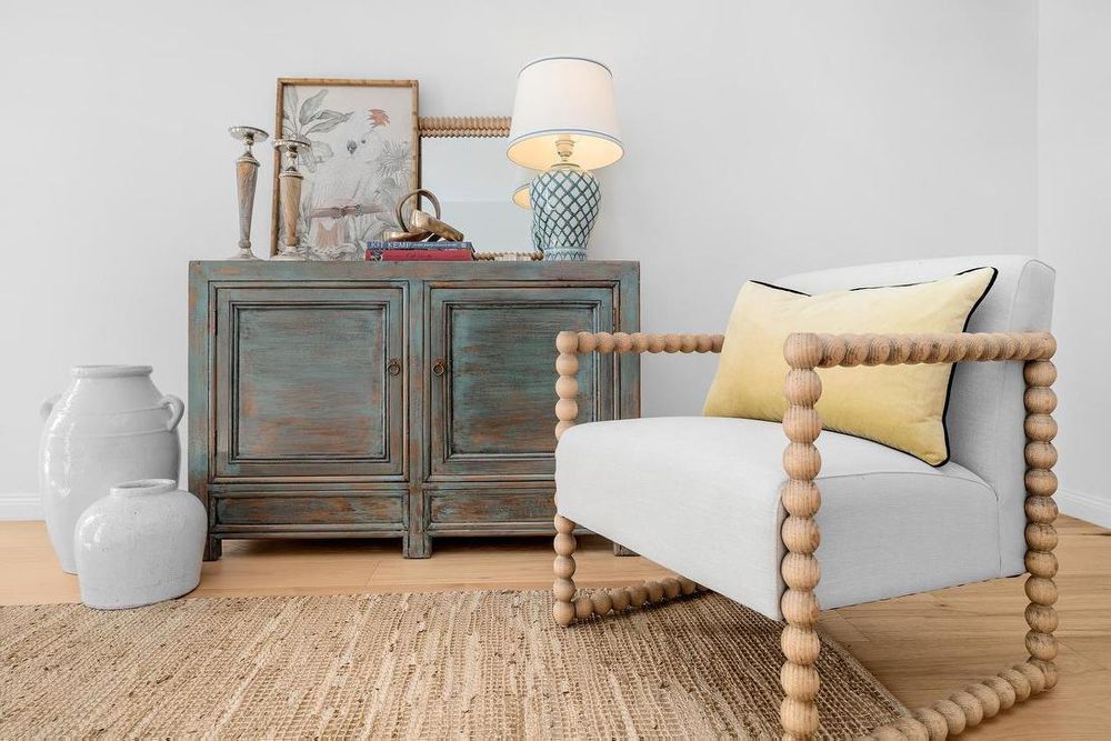 Bobbin Oak Chair Natural/Linen