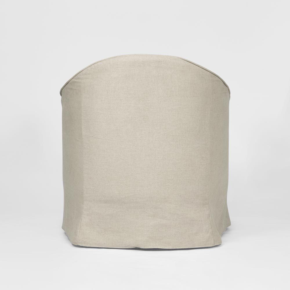 Ville Armchair Slip Cover Linen Natural