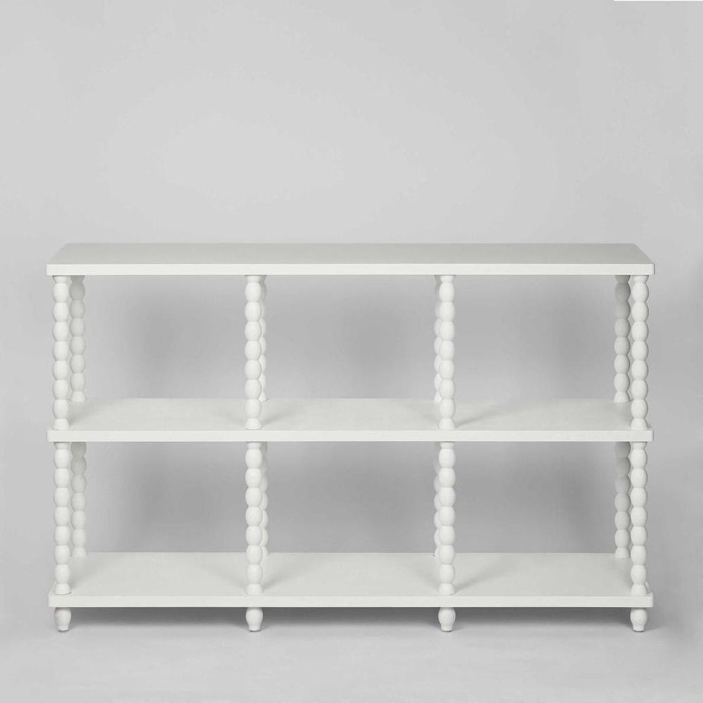 Bobbin Oak Console White 140Cm
