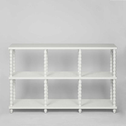 Bobbin Oak Console White 140Cm