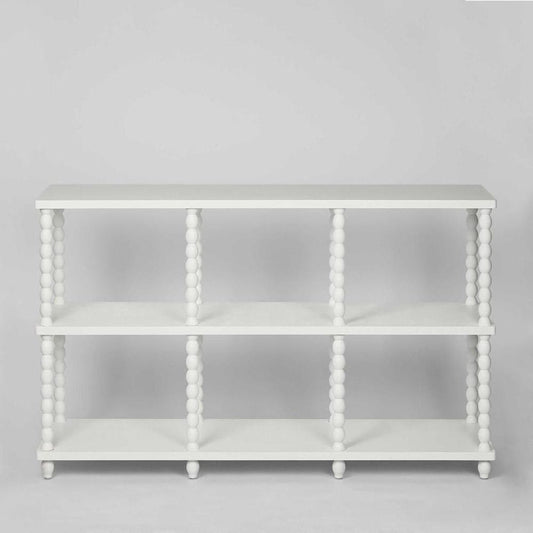 Bobbin Oak Console White 140Cm