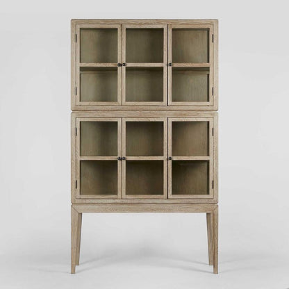 Columbus Oak 6 Door Cabinet