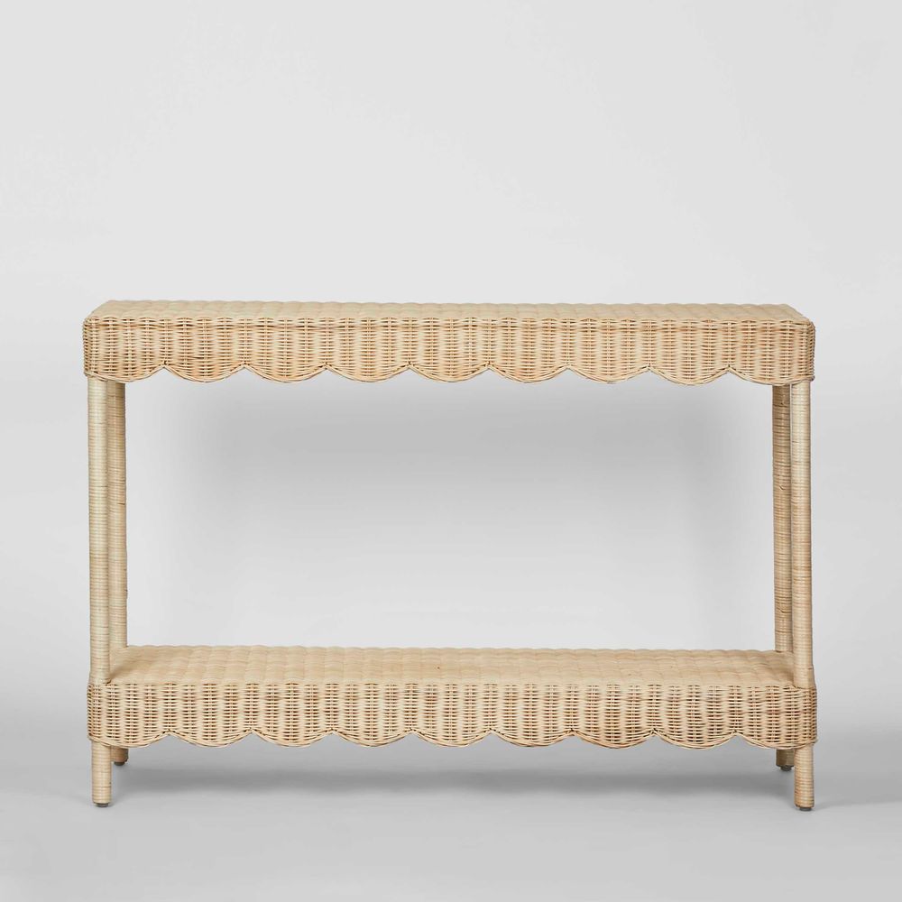 Belle Rattan Console