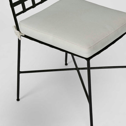 Sheffield Iron Dining Chair With Cushion -Outdoor