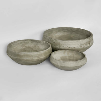 Landis Planter Bowl Set 3 Natural