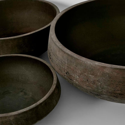 Landis Planter Bowl Set 3 Earth Brown