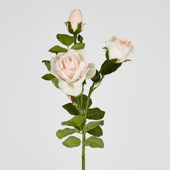 Real Touch Rose Spray 75Cm Pink