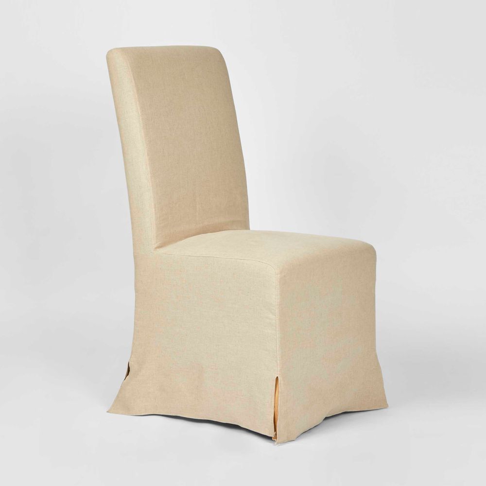 Ville Dining Chair With Natural Slip Cover