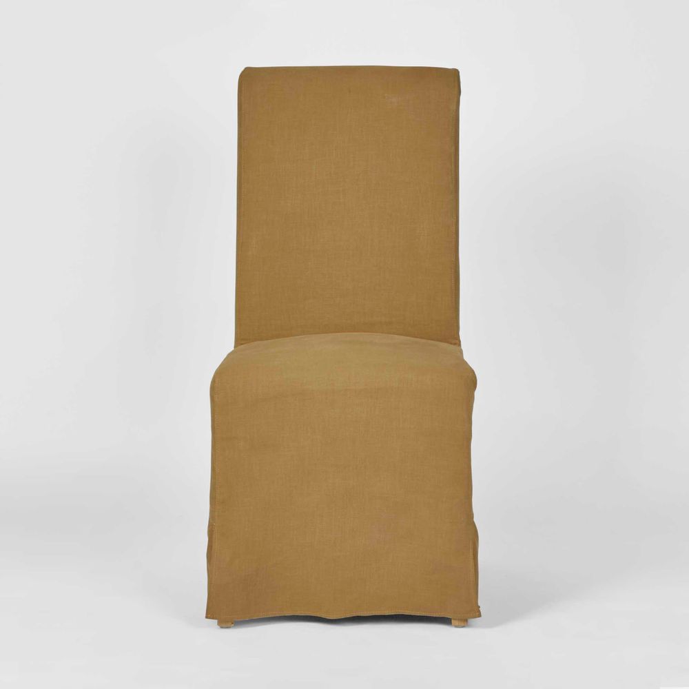 Ville Dining Chair With Nutmeg Slip Cover