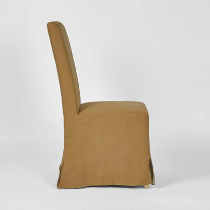 Ville Dining Chair With Nutmeg Slip Cover