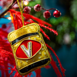 Vegemite Sequin Tree Decoration