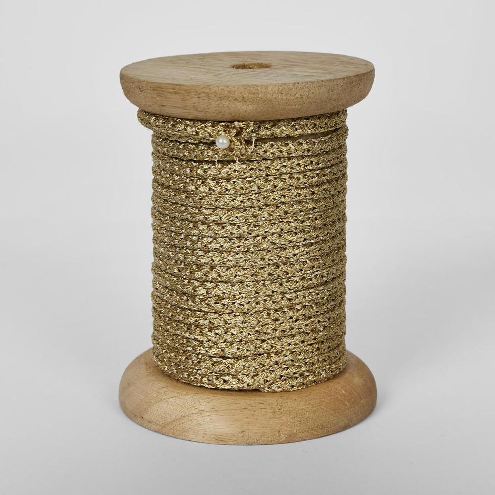 Gold Braided Ribbon 10M
