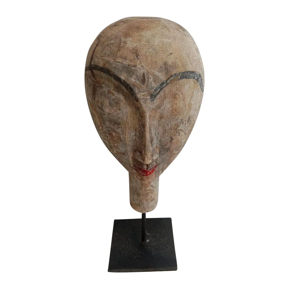 Gundul Mask On Stand Large