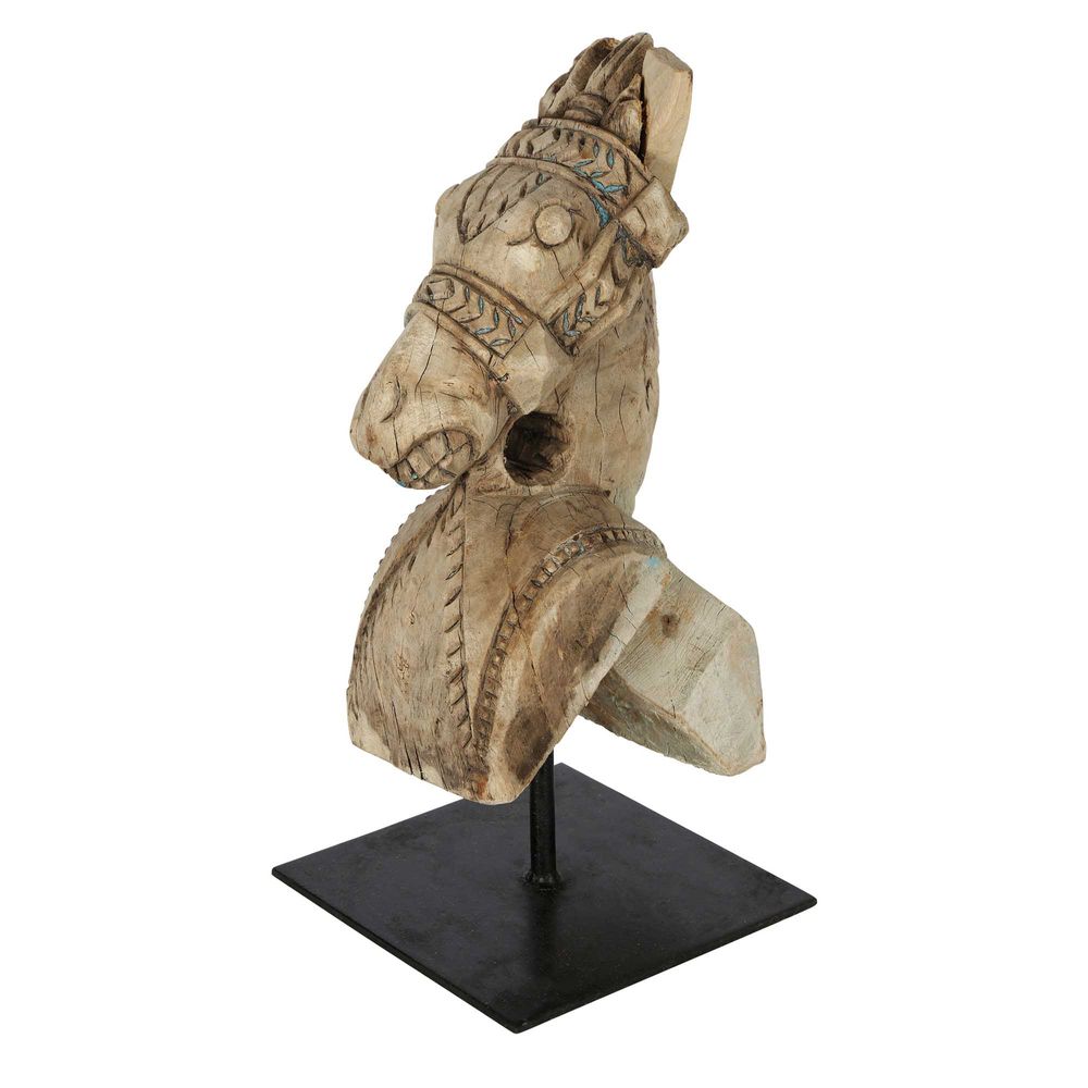 Rashi Wooden Horse Head Large