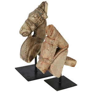 Rashi Wooden Horse Head Large