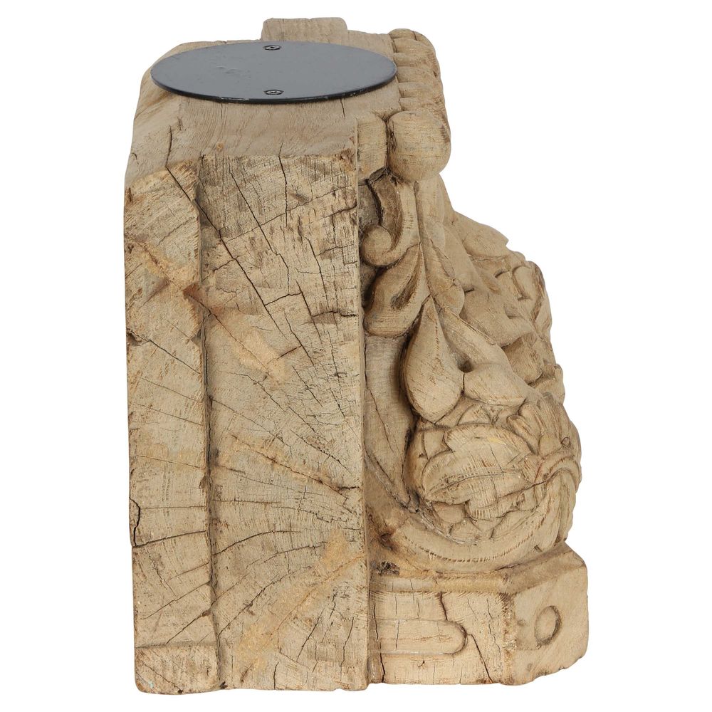 Raj Carved Half Base Candle Stand