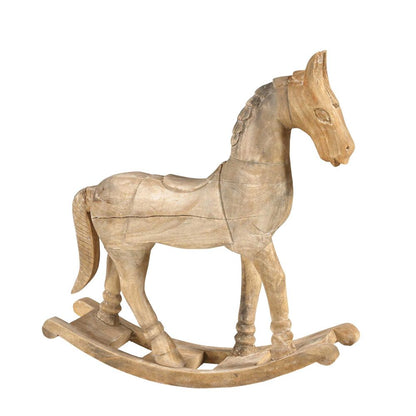 Antique Wood Rocking Horse