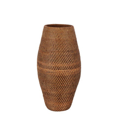 Budi Oversized Woven Basket Dark Natural