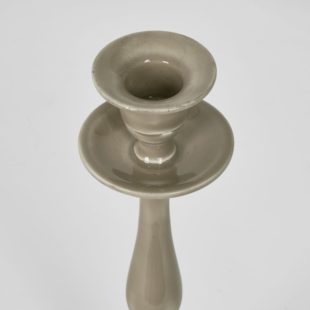 Sante Enamel Candle Stand Taupe