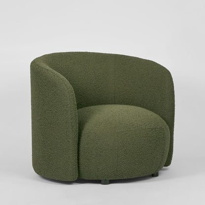 Plume Chair Olive Boucle