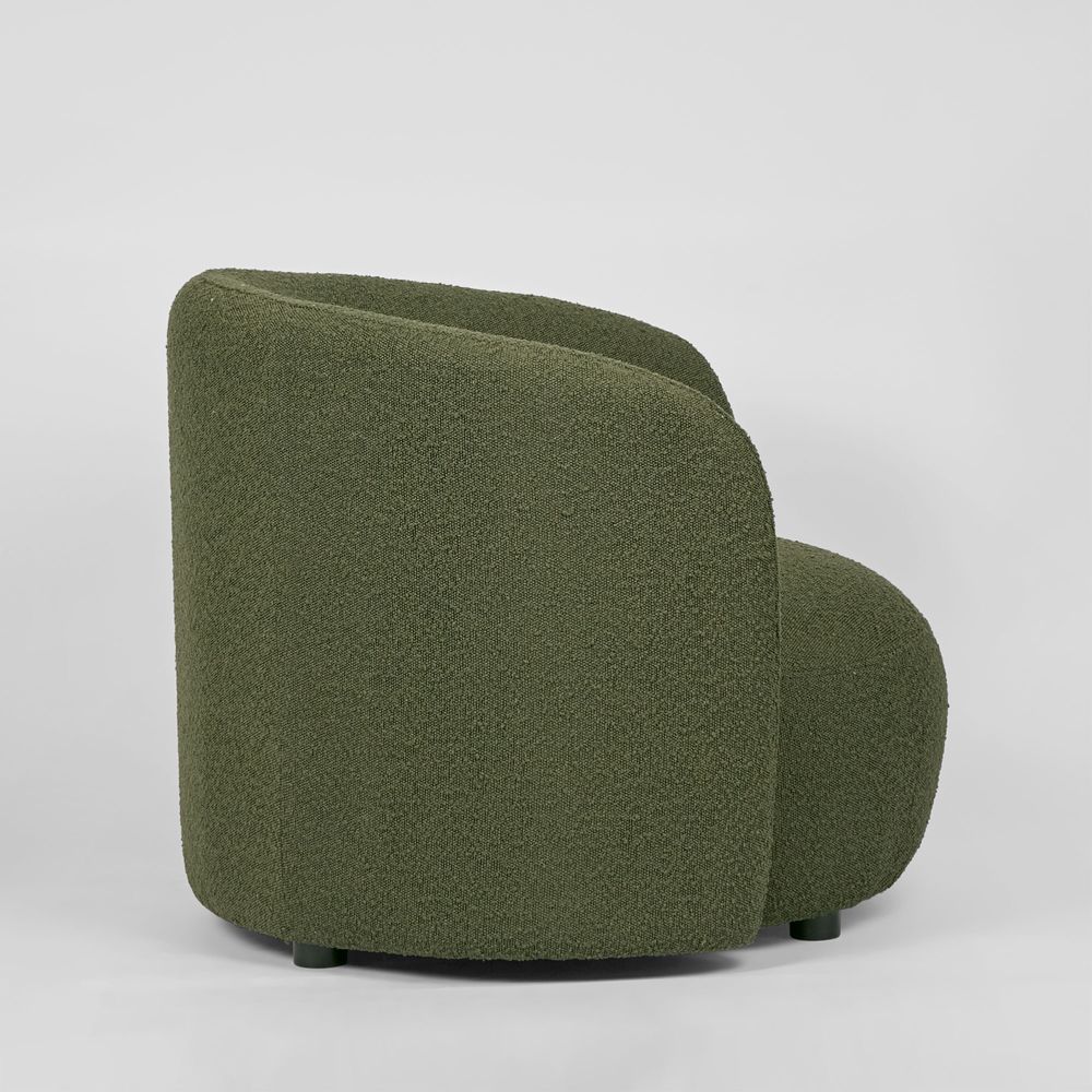 Plume Chair Olive Boucle