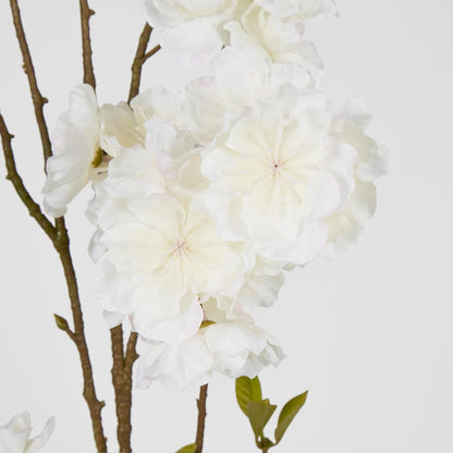 Peach Blossom Spray 118Cm White