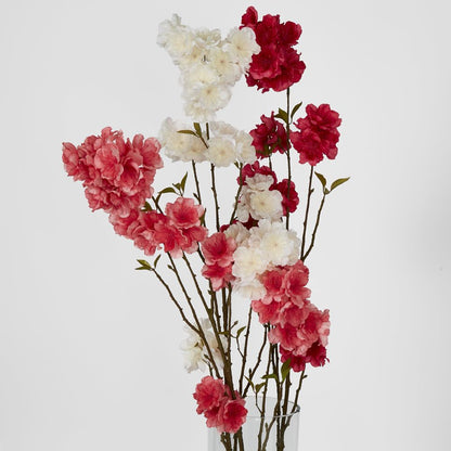 Peach Blossom Spray 118Cm White