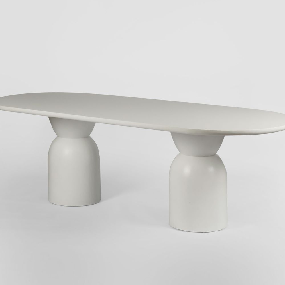 Olive Dining Table Base White