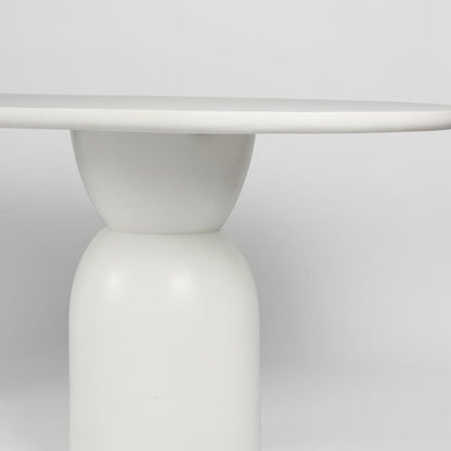 Olive Dining Table Top Oval White