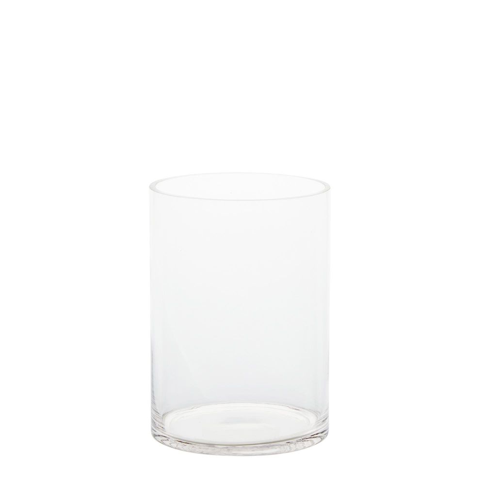 Cylinder Glass Vase 18X25Cm