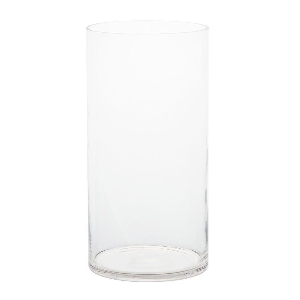 Cylinder Glass Vase 20X40Cm