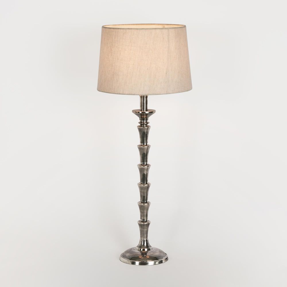 Jordan Table Lamp Base Antique Silver