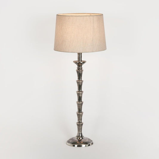 Jordan Table Lamp Base Antique Silver