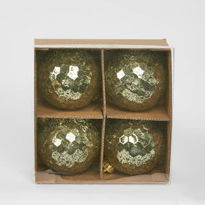 Glist Bauble (Set Of 4) Light Green