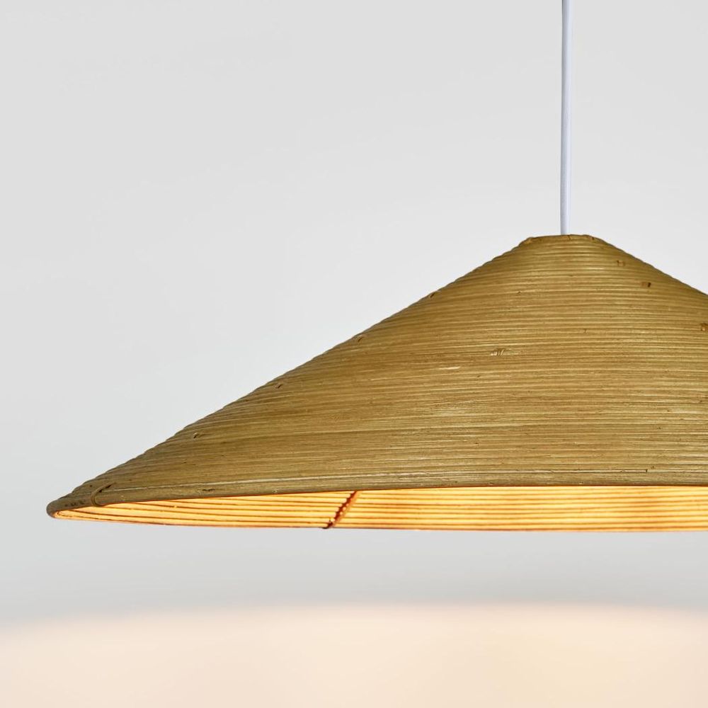 Rocky Pendant Shade Wide 75Cm