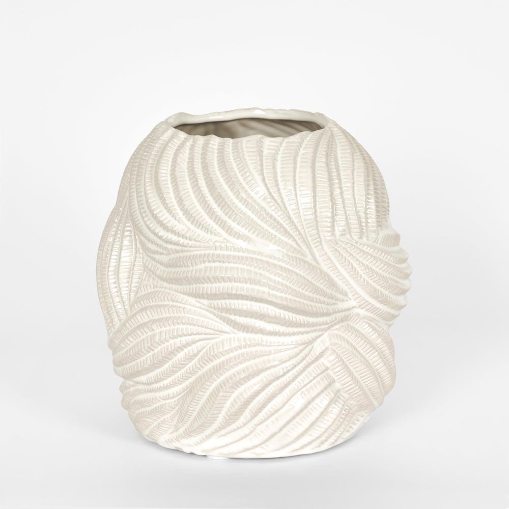 Thalia Vase Small White