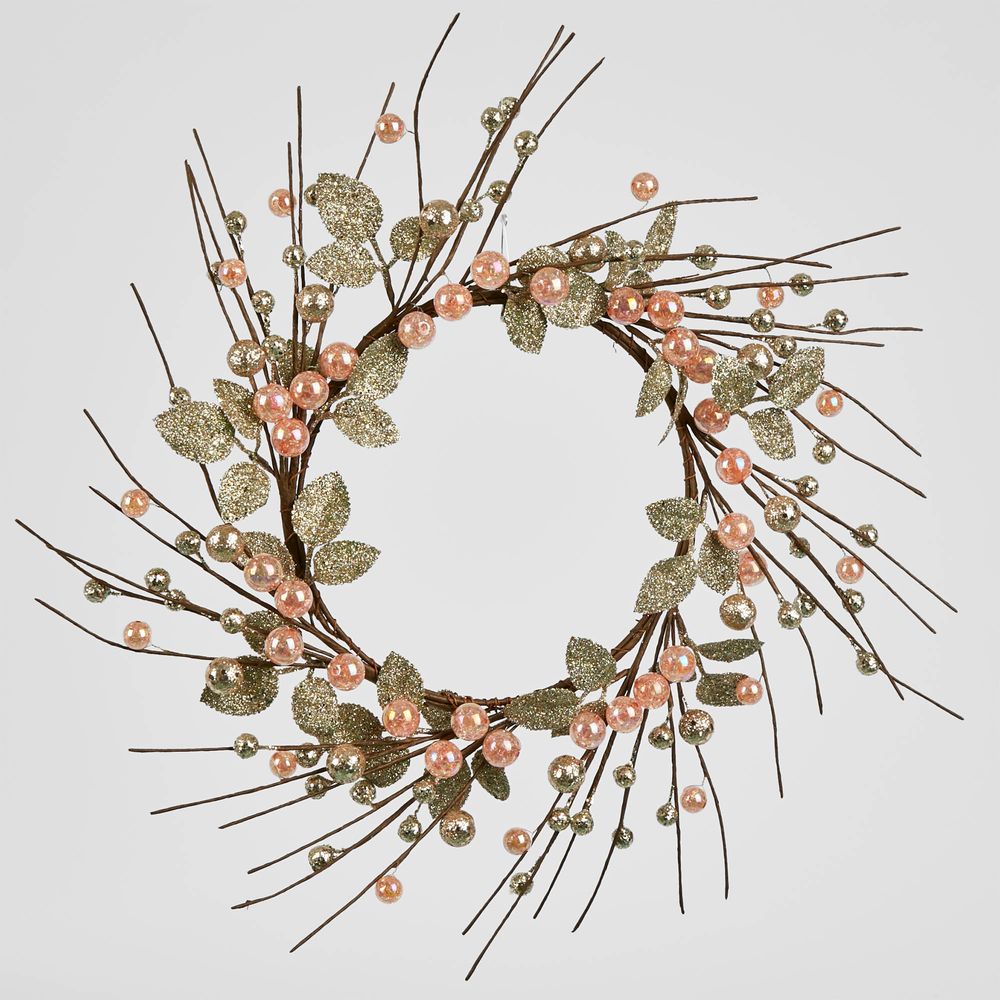 Assive Bead Wreath Pink