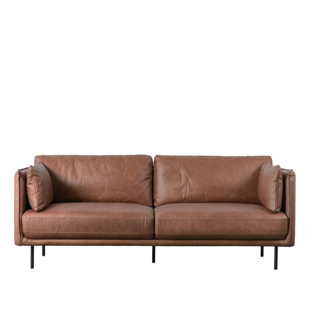 Wigmore Sofa Brown Leather