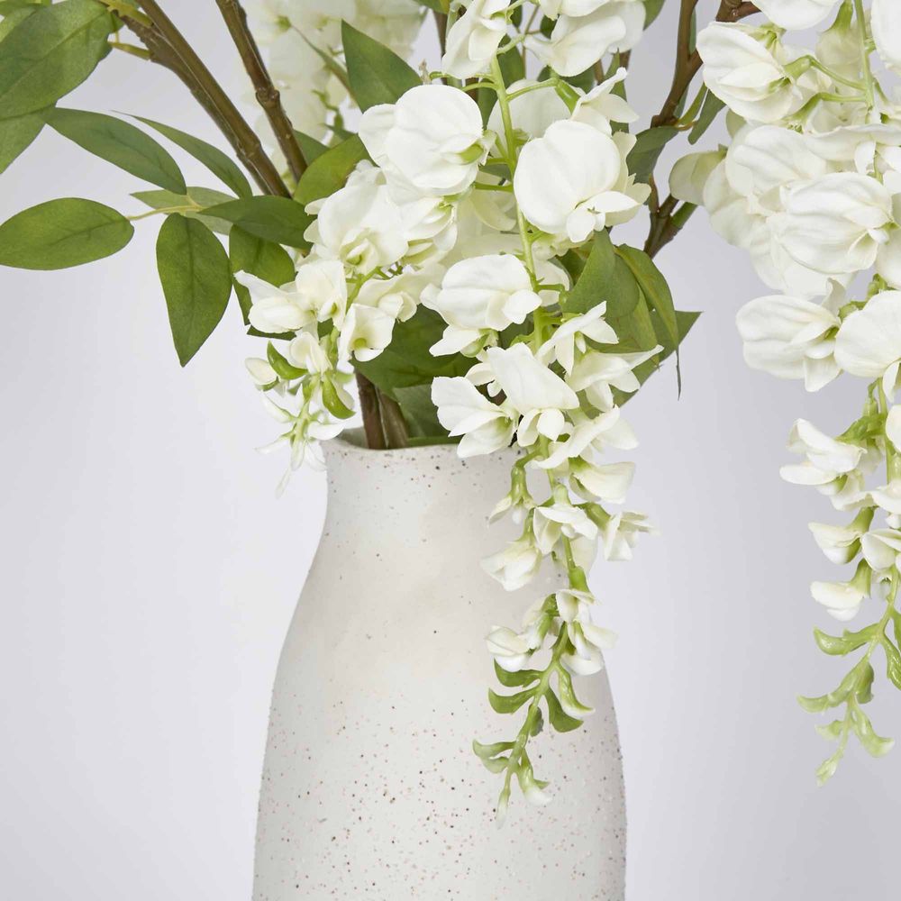 Tuba Wisteria White Floral Arrangement