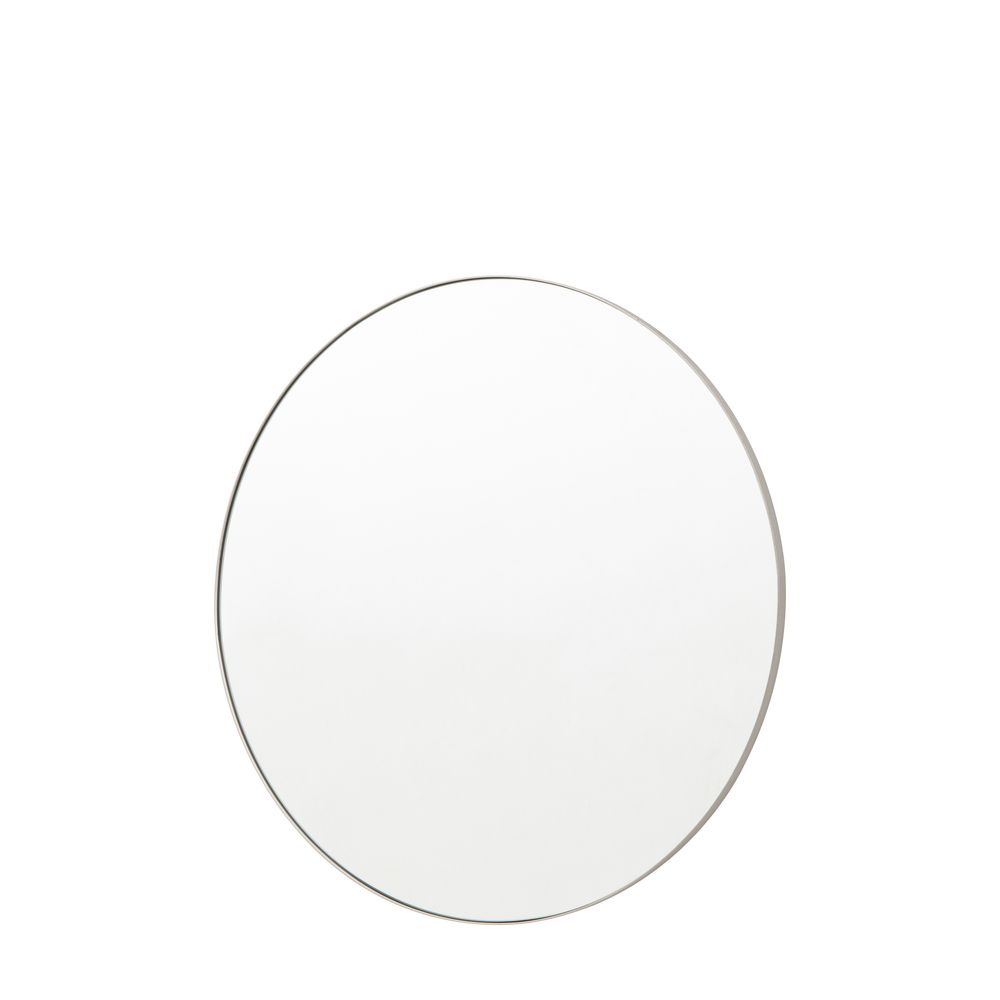 Bowie Round Mirror Silver