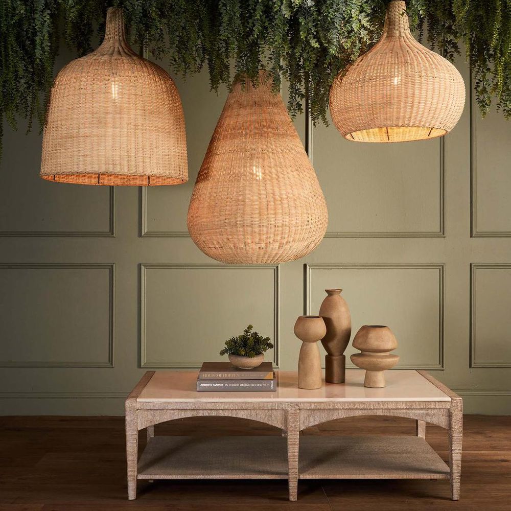 Wentworth Rattan Pendant