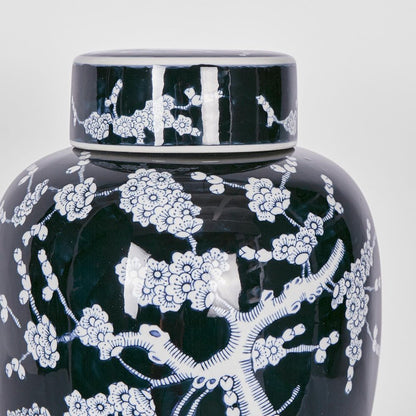 Cherry Blossom Lidded Jar