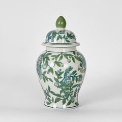 Meadow Parrot Ginger Jar Small