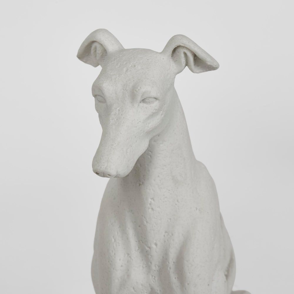 Finn Dog Sculpture White