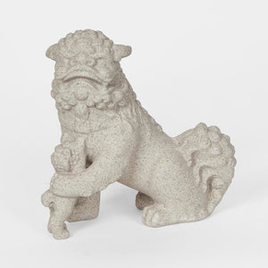 Foo Dog Right Sculpture Grey